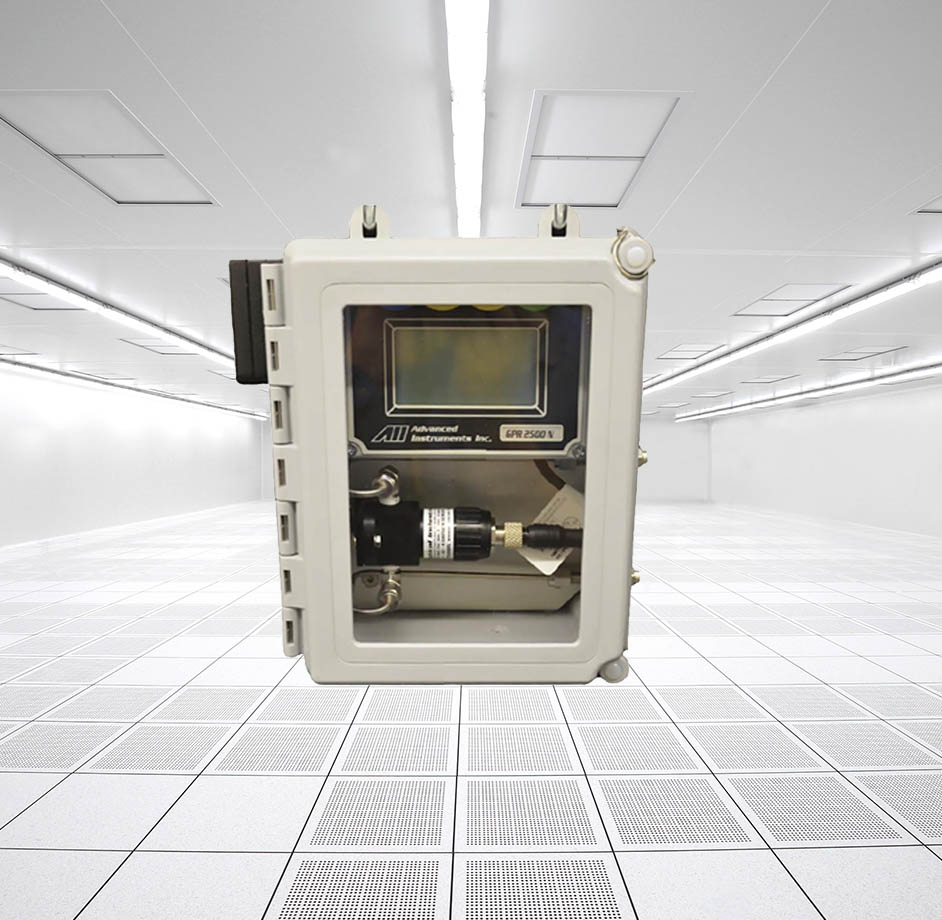 Wall-Mounted Oxygen Analyzer for Industrial Gas Use